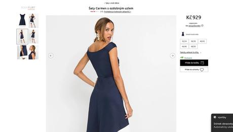 Šaty s ozdobným uzlem, bonprix,40