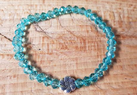 Jarní náramek skleněný, 