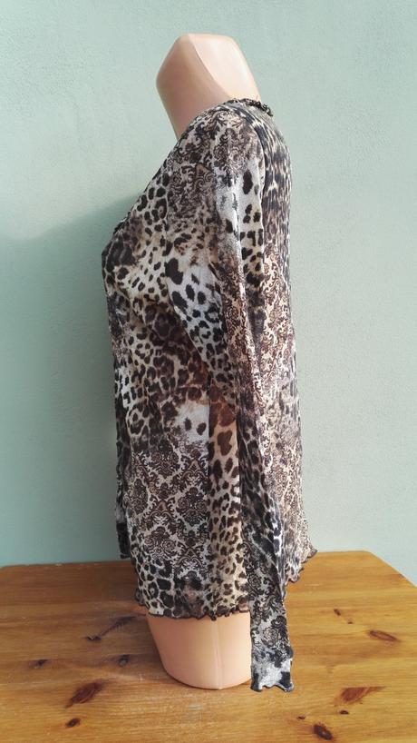 Strakatá blůzka marks&spencer - vel.46/48, marks & spencer,46