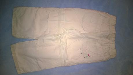 Plátěné kalhoty podšité bavlnou, tigerlily, vel 92, 92