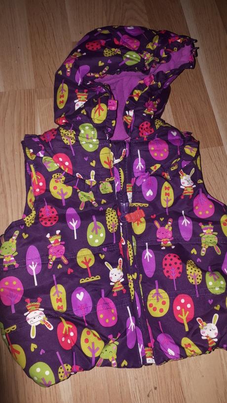 Zimní vesta se zvířátky tu 68, tu,68