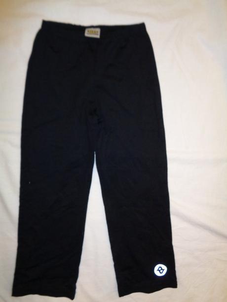 Luxusní černé funkční tepláky, 116