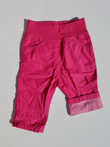 A19 dívčí elegantní plátěné kalhoty vel. 56, 56