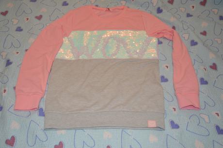 158 164 dívčí teplá mikina s měnícími flitry, lewro,158