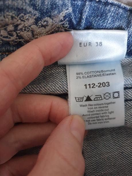 Dámské džíny s pružným pasem i těhu, next,38