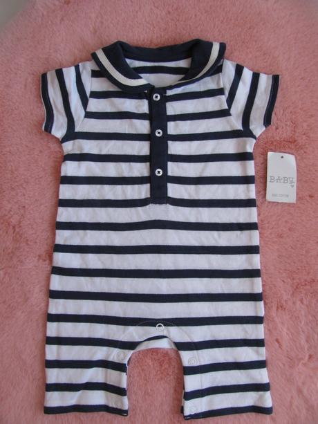 Letní námořnický overal v.3-6 měs., matalan,68