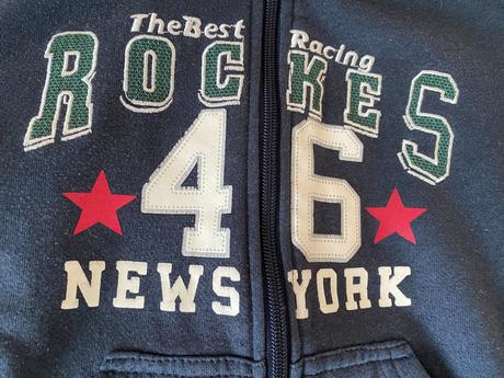 Mikina s kapucí na zip/rozepínání 122-128/7-8let, lusa,128