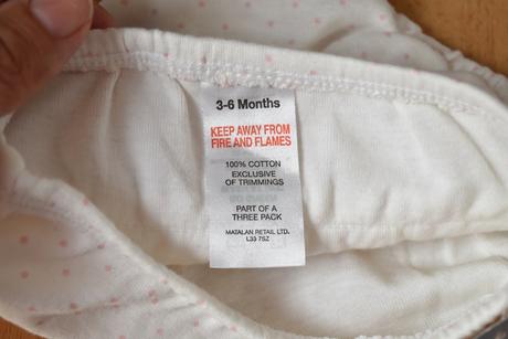 Kalhotky vel. 3 - 6 m, matalan,68