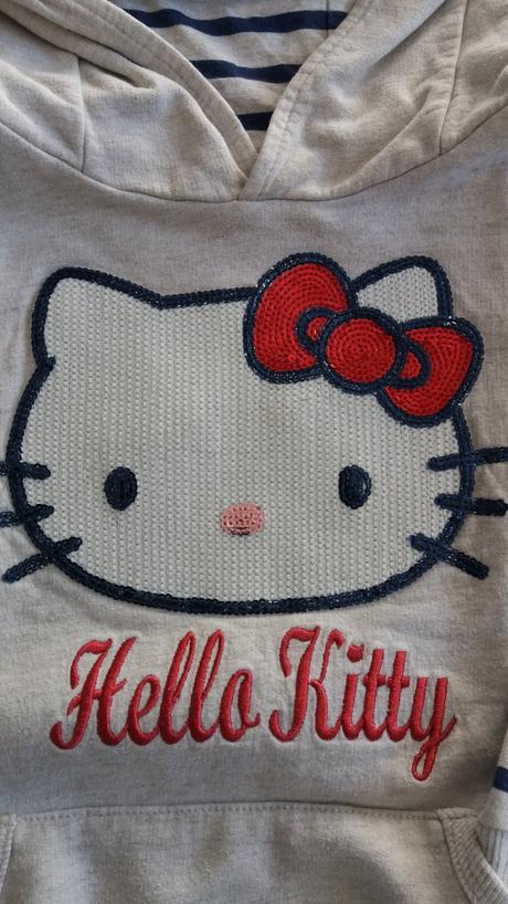 Mikina hello kitty s flitry, sanrio,104