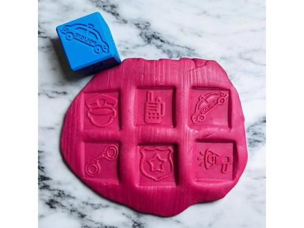 Otiskávací kostka - policie, 