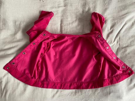 Růžová dívčí bundička/krátké sako vel. s/m/11 let, s