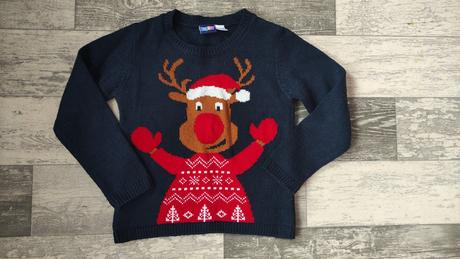 Svetr chlapecký vánoční sob, lupilu,110