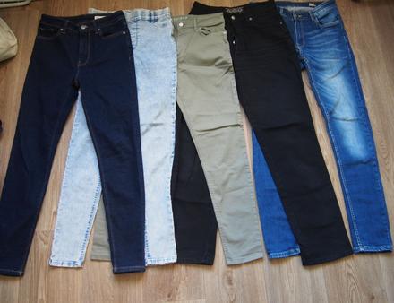 Dámské rifle, kalhoty, džíny vel.38/m zara, m&s, zara,m