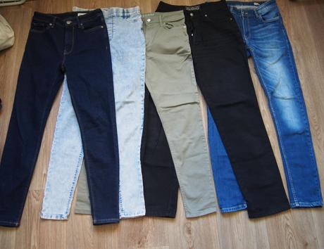 Dámské rifle, kalhoty, džíny vel.38/m zara, m&s, zara,m