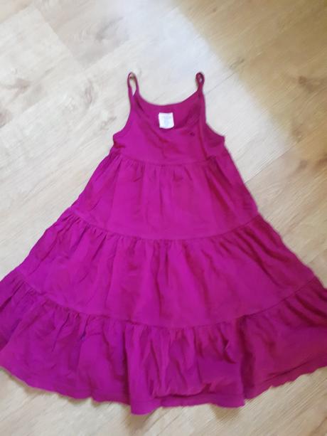 Veselé letní volánkové šaty, h&m,116