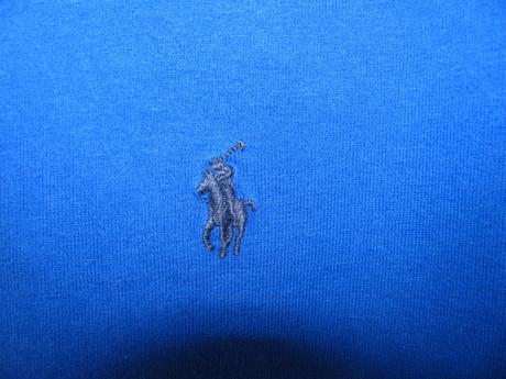 Dětské modré bavlněné tričko, ralph lauren,152
