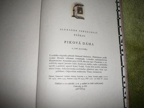 Piková dáma a jiné povídky, 