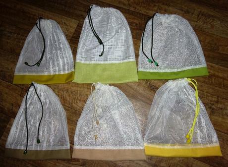Pytlíky dárkové, na potraviny či skladování 6 ks,