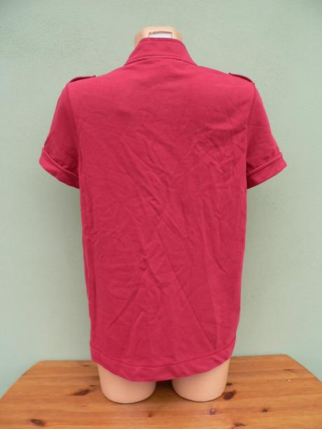 Vínová mikina vesta top cecil - vel.m, m