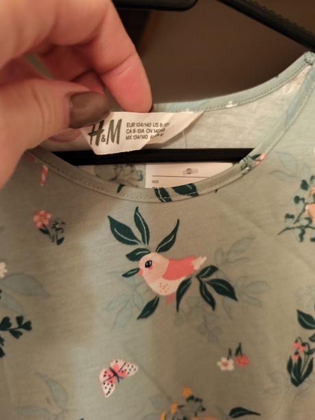 Zvířátkové šaty h&m 134/140, h&m,140
