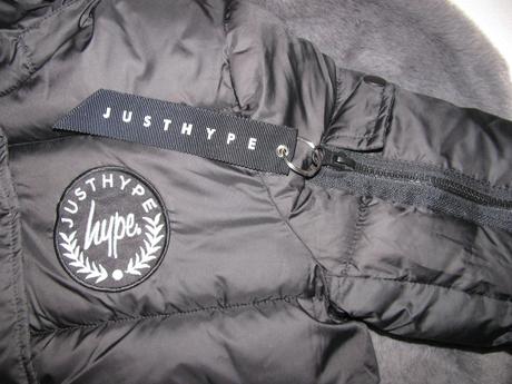 Zimní bunda s kapucí cropped hype, 140