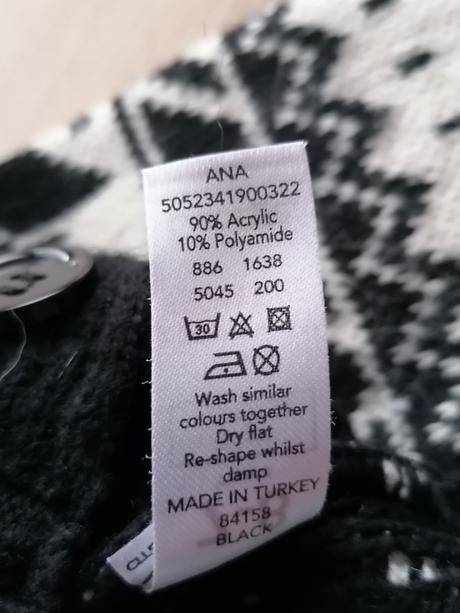 Teplý vzorovany svetr vel 122 - 128, george,122