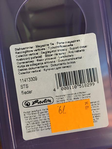 Plastové šanony a pořadače herlitz, 