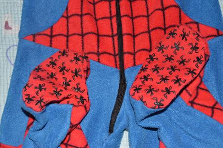 Teplý fleesový overal, 18-24m, v. 81-86 spiderman, george,86