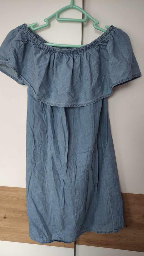 Šaty dámské letní,vzhled riflových vel.36/s, pepco,36