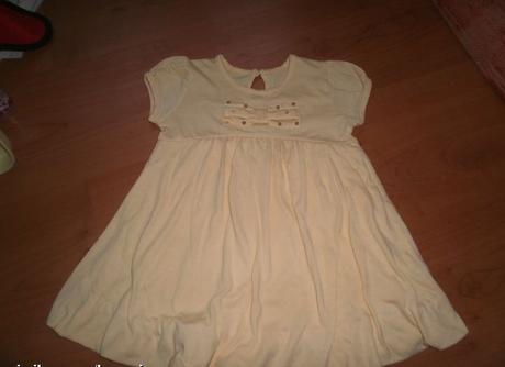 Žluté šatky vel. 9-12m, george,80