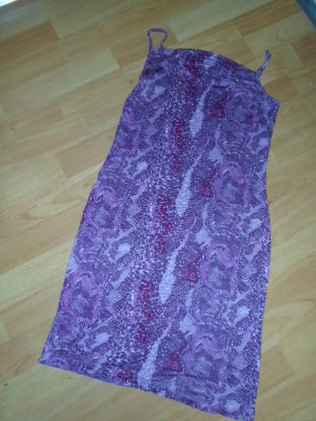 Šaty letní vel s/m hadí vzor, s