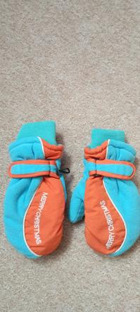 Zateplené rukavice vel."4-6let", 