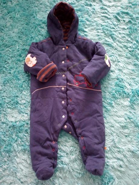 Modrá kombinézka zn.m&s,vel.68, 68