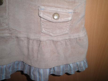 Manšestrové šaty / šatovka, 128