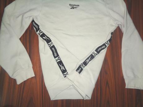 Béžová bavlněná mikina reebok, reebok,m