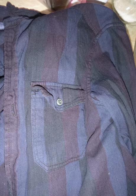 Teplejší pánská /chlapecká/ košile - vel.s-m, c&a,s