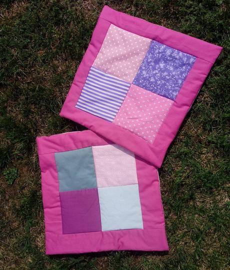 Patchworkový povlak na polštářek, šířka (cm): 35,délka (cm): 40