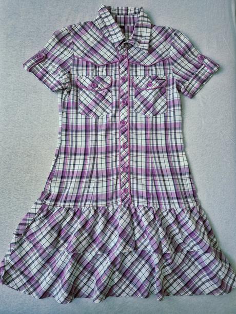 Košilové šaty,vel.xs/s/158/164, fishbone,xs