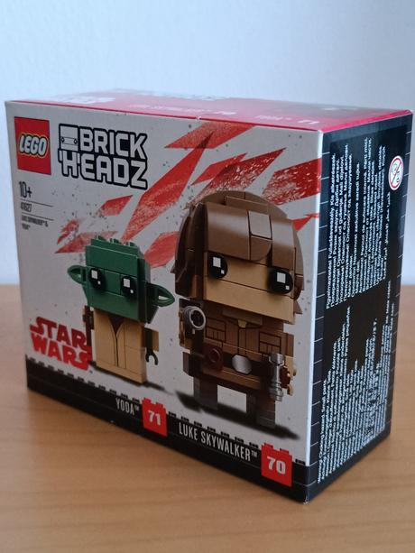 Lego brickheadz 41627 luke skywalker a yoda,