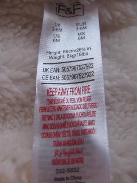 Zimní bunda s kapucí sv. růžová v.3-6 měs., f&f,68