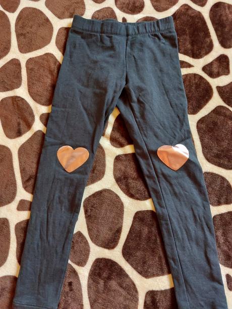 Legíny se srdíčky, h&m,122