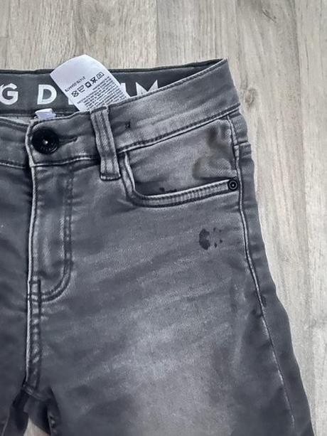 Džínové kraťasy, c&a,128