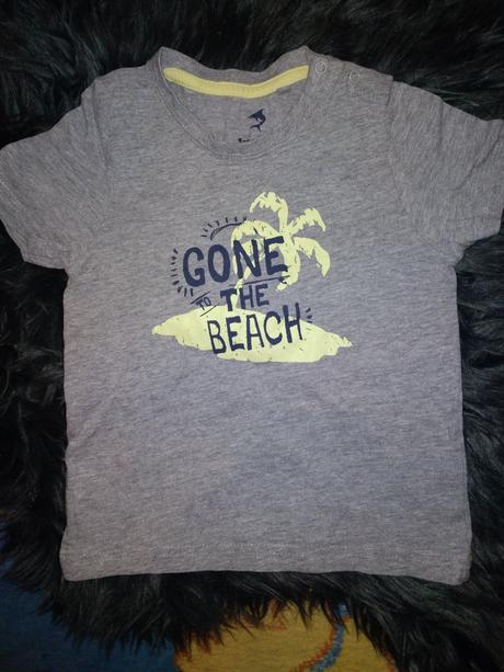 Klučičí tričko beach palmy vel. 86 - 92, lupilu,86