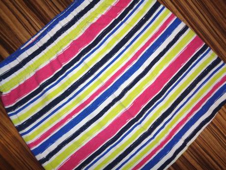 Krásná pruhovaná bavlněná sukně, 146