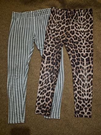 2x dívčí legíny 140/146, 140