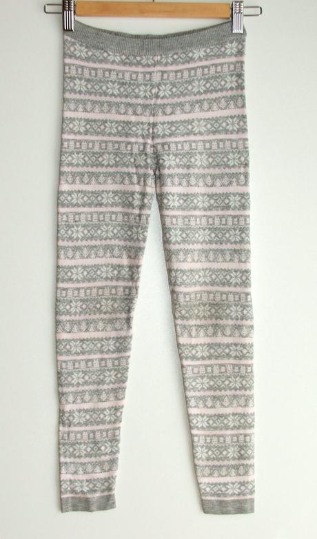 Z73 teplé pletené legíny 122/128, pepperts,122