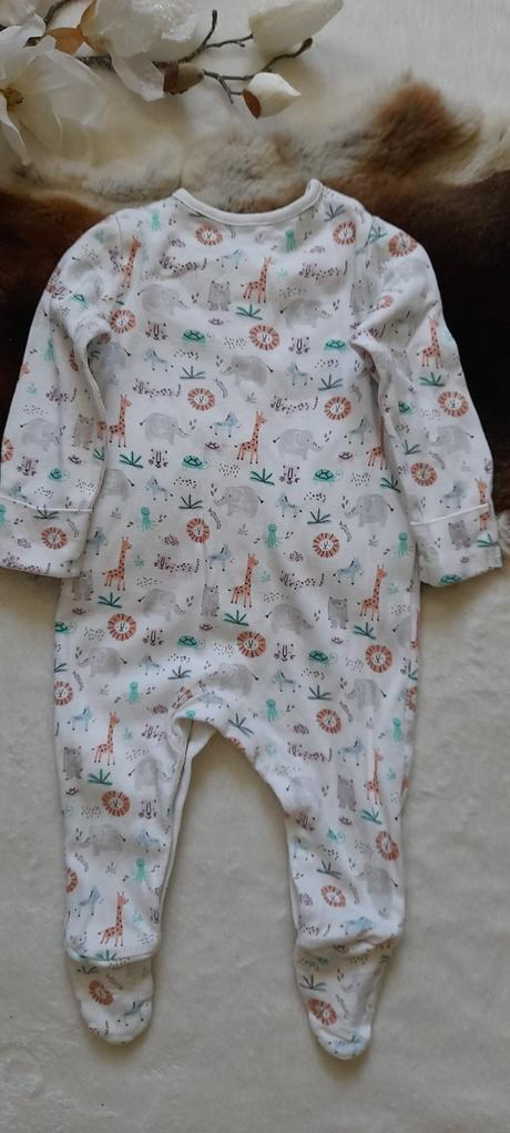 F&f bavlněný overal / pyžamko se zvířátky, f&f,68