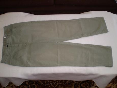 Velmi pěkné, pohodlné bavl. elastické kalhoty, 38