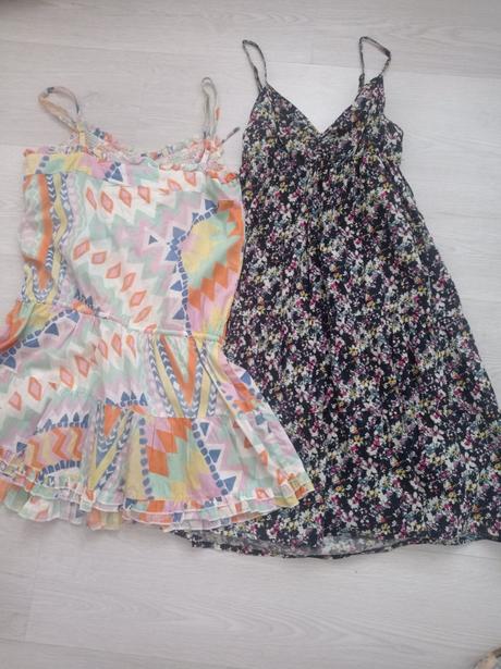 2x šaty s,164,170, h&m,s