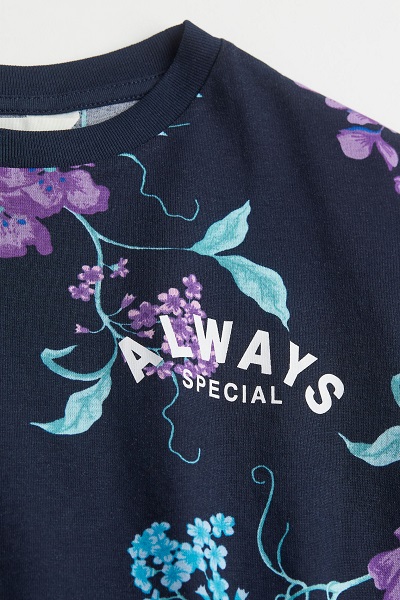 Široký letní top h&m zkrácené tričko vel. 134/140, h&m,134 / 140